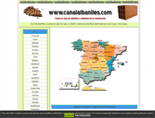 Tablet Screenshot of canalalbaniles.com